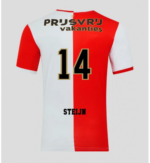 Moške Nogometnih dresov Feyenoord Sem Steijn #14 Domači 2025-26 Kratki rokavi Moške Nogometnih dresov Feyenoord Sem Steijn #14 Domači 2025-26 Kratki rokavi